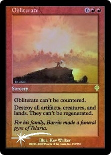 Obliterate - Foil